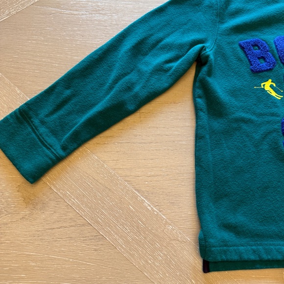 Lands' End Kids Teal 'Born to Ski' Long Sleeve Shirt - Picture 5 of 9